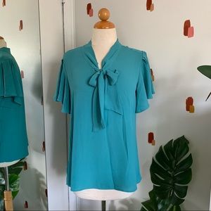 Loft Tie-Up Blouse